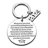 ARKUKU Class of 2023 Graduation Gifts for Her Him Student College Middle High School Senior 2023 Graduation Gifts Students Boys Girls Inspirational Graduation Key Chain