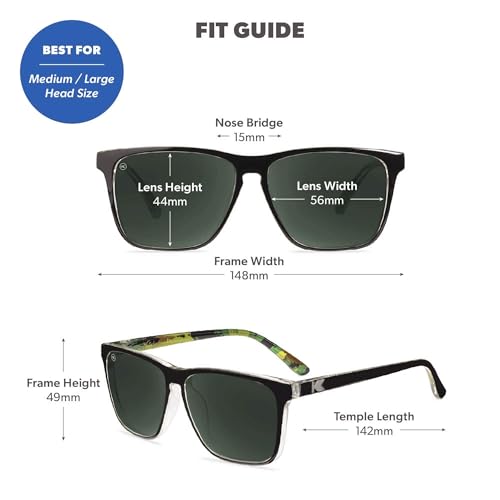 Image of Knockaround Square Polarized Sunglasses for Men & Women - UV400 Protection