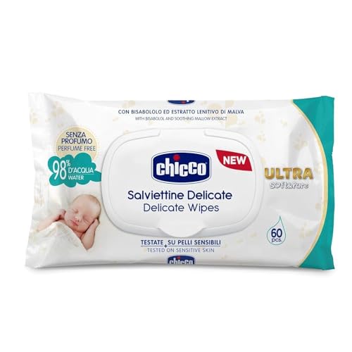 FEUCHTTÜCHER "ULTRASOFT & PURE" 60 STK., 0M+ MIT PLAQUETTE
