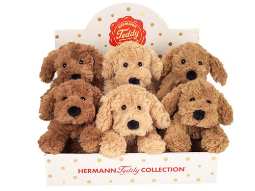 Teddy Hermann 91985 Schlenkerhund 20 cm, Kuscheltier, Plüschtier (zufällige Farbwahl)