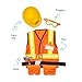 Melissa & Doug Construction Worker Role Play Costume Dress-Up Set (6 pcs)