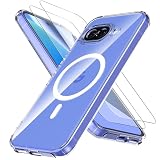 Anoowkoa Cover Magnetica per Google Pixel 10a 5G con 2 Pezzi Vetro Temperato,Adatto per MagSafe,Antiurto Paraurti AntiGraffio Protettiva Cellulare Custodia, Custodia Compatibile con Pixel 10a