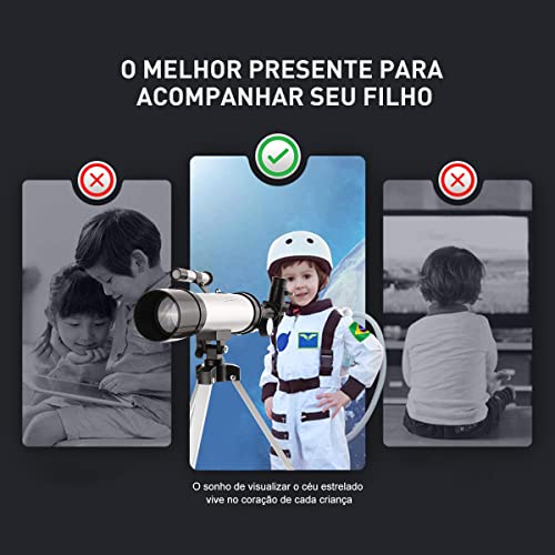 eurynom telescopio astronomico，monoculo para iniciantes e crianças