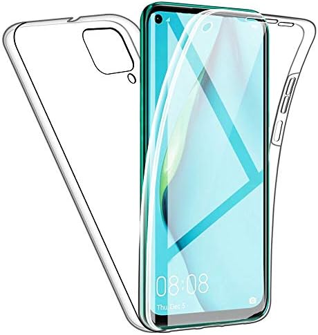 NWNK13 For Samsung Galaxy A42 5G Case Crystal Clear Slim Fit Front & Back 360° Case Built-in Screen Protector Full Body Silicone Gel Mobile Phone Cover for Samsung A42 5G (Clear) (Clear)