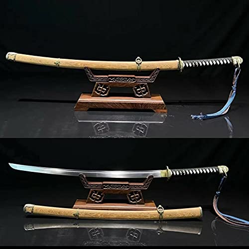 PJXC 9260 Spring Steel Japanese 98 Saber Sharp Samurai Katana Military Sword Sharp
