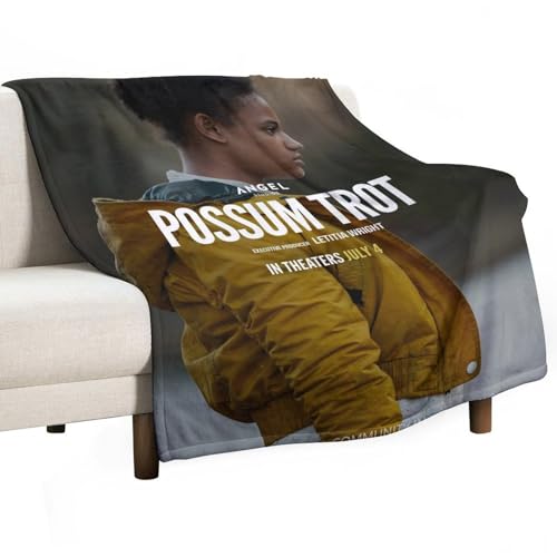 YSGRINNM Possum Trot - Manta de franela suave, manta individual para sala de estar, sofá, manta cálida para habitación o oficina, 150 x 200 cm
