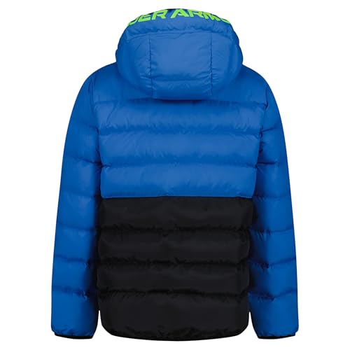Image of Under Armour Boys' Pronto Hooded Puffer Jacket, Lightweight & Water Repellent