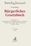 Bürgerliches Gesetzbuch - Bearbeitung: Christian Grüneberg, Jürgen Ellenberger, Isabell Götz, Sebastian Herrler, Renata von Pückler, Björn Retzlaff, Walther Siede, Hartwig Sprau, Karsten Thorn, Walter Weidenkaff, Dietmar Weidlich, Hartmut Wicke 