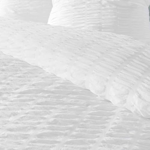 Evite arrugas con el juego de cama Douceur d'intérieur plissia de microfibra plisada 4