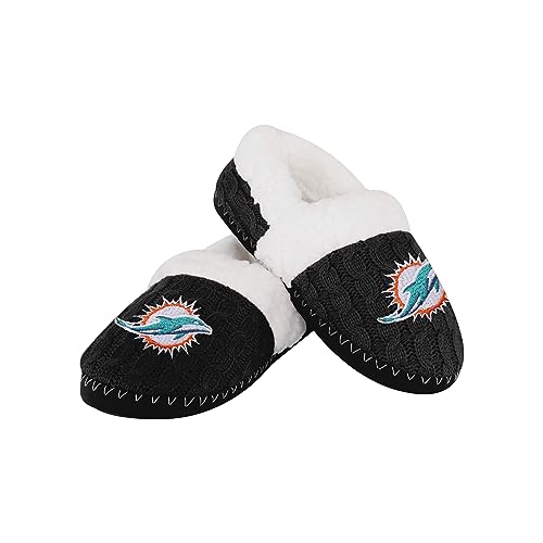 Image of FOCO Womens NFL Team Color Moccasin Slippers | Casual Slippers