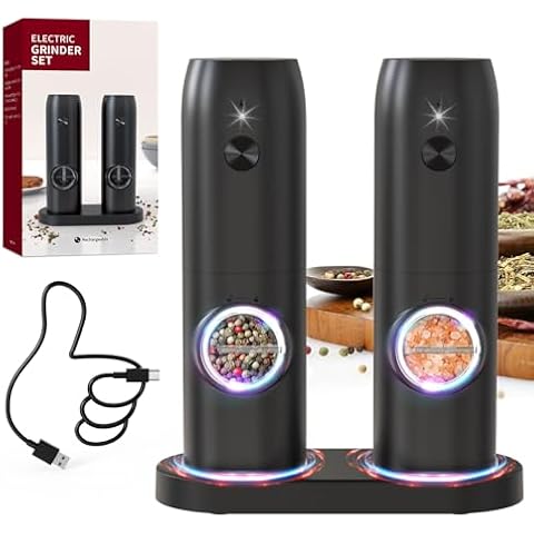 CIRCLE JOY Electric Pepper Grinder Set Cover