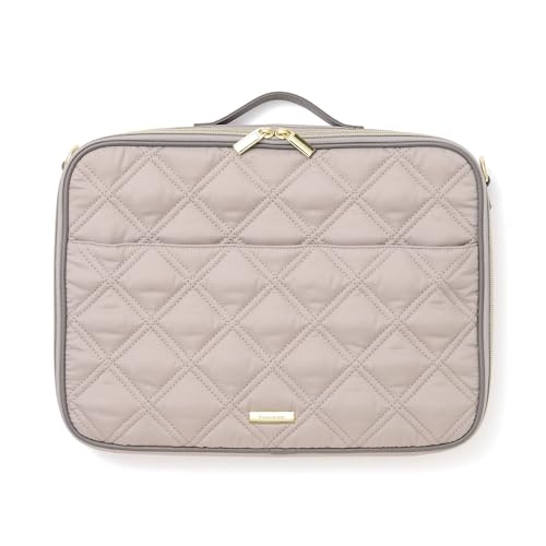 Francfranc フランフラン ノーブルキルト PCケース 13～14インチ ベージュ パソコンケース ショルダー付き 取り外し可能