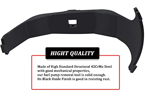 CASTNOO 6599 Fuel Tank Lock Ring Wrench Tool Fuel Pump Senders Removal Install Tool Compatible with Ford Chrysler Dodge GM Nissan Hyundai Santa fe Jeep Wrangler Vehicles - Thumbnail 5