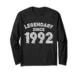 Photo Gallery vintage legendary since 1992 compleanno shirt retro 30th maglia a manica Photo Gallery vintage legendary since 1992 compleanno shirt retro 30th maglia a manica