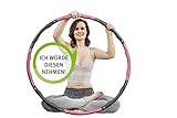 ✔ ABNEHMEN VON ZUHAUSE - Mit dem Hula Hoop Reifen straffst Du mühelos Bauch, Hüfte & Po von Zuhause ohne die nervige Fahrt zum Fitnessstudio. Das universelle Gewicht von 1,2kg eignet sich auch für Anfänger!