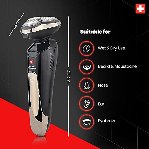 Image of Swiss Military Electric Shaving Kit Shv-6 (Multicolor)