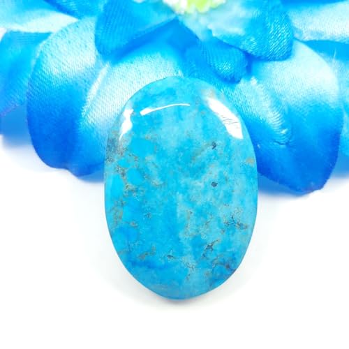 Turquoise naturelle 84 carats d'exception pour haute joaillerie