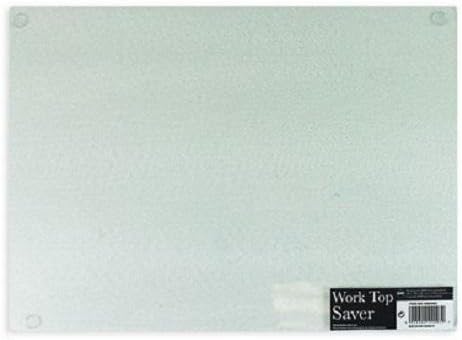 ALANNAHS ACCESSORIES Glass Kitchen Worktop Saver Cutting Chopping Board Protector Place Mat