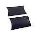 Beautiful 3"x5" Black Fashion Kraft Pillow Box Perfect for Jewelry Set, Ring, Necklace, Earring (6 Boxes per package)