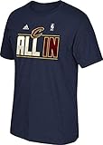 Cleveland Cavaliers Navy Adidas Playoff All In Slogan T-shirt