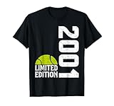 Photo Gallery compleanno 2001 tennis edizione limitata nato nel 2001 maglietta Photo Gallery compleanno 2001 tennis edizione limitata nato nel 2001 maglietta