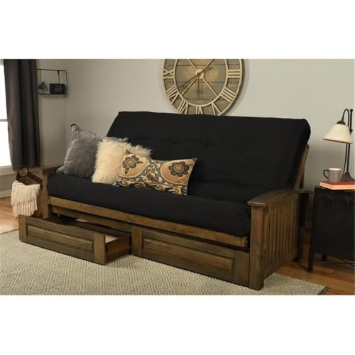 Kodiakfurniturewashingtonqueensizefutonframewithstoragedrawerswoodfutonframewithmattressincludedinsuedeblackcolor  Urban Country Home Decor Kodiak furniture washington queen size futon frame with storage drawers wood futon frame with mattress included in suede black color  urban country home decor
