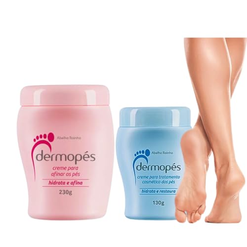 Kit 2 Cremes Para Pés Afina E Restaura - Dermopés - Abelha R