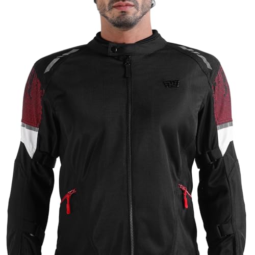 Image of Royal Enfield STREETWIND ECO 3 RIDING JACKET (Size: S) - JRA250004-RED