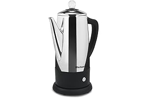 Elite Gourmet EC812 Electric 12-Cup Percolating Electric Coffee Pot