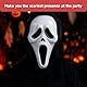 Scream Maske, Gruselige Halloween Ghost Maske Für Erwachsene, Horror Kostüm Zubehör Für Partys Und Veranstaltungen