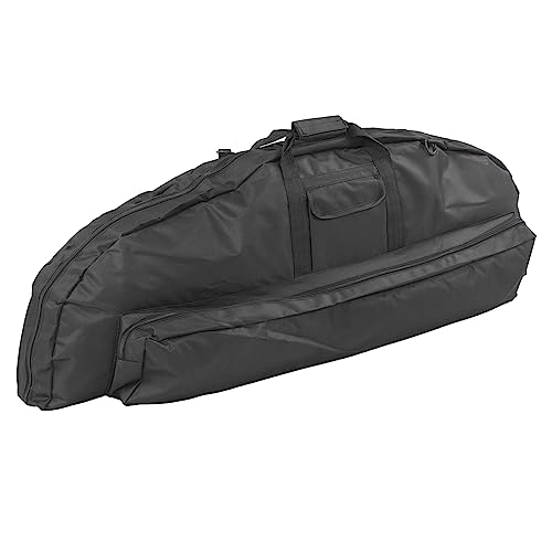 Sacoche d'arc à poulies, Sac de Voyage Portable en Toile de 95 cm de Long, Sac de Transport d'arc léger et Multifonctionnel avec Poches pour flèches,...