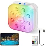 Breite Anwendungsmöglichkeiten:Unsere wasserdichten und wiederaufladbaren LED-Lichter sind vielseitig einsetzbar: Perfekt für oberirdische Schwimmbecken, eingelassene Pools, Aquarien, Brunnen, Teiche, Duschen, Campingkühler, Wasserlandschaften, Whirlpools, Diskobars, Vasen, Urlaubslaternen, Partys und mehr! Ob als schwimmende Deko für Badewannen, Unterwasserbeleuchtung für Aquarien oder dekorative Beleuchtung für Outdoor-Bereiche – diese Lichter sind die ideale Wahl für alle Unterwasser- oder Schwimmdekorationsbedürfnisse.