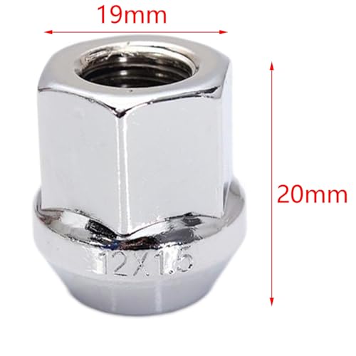 Tornillos de rueda M12x1.5 para solucionar vibraciones en llantas de Kuga 19mm Hex 6