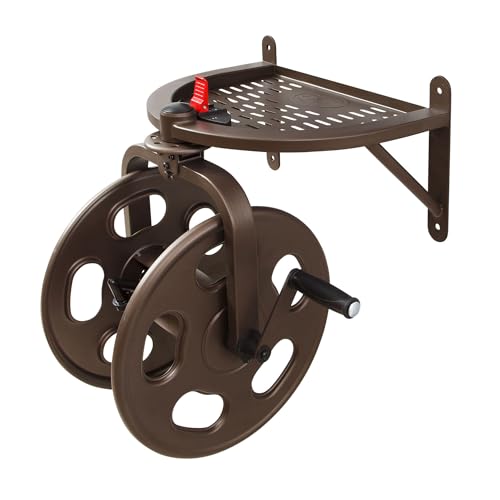 Liberty Garden Navigator Hose Reel, Bronze, with Flip Top by Liberty Garden - Used condition - US$122.39