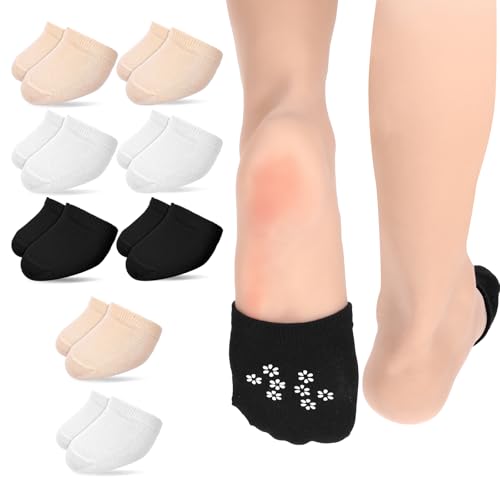 9 Pairs Toes Sock for Backless Mules, Half Socks Toe Topper Covers Non-slip Mule Socks No Show Toe Toppers Liner for Women
