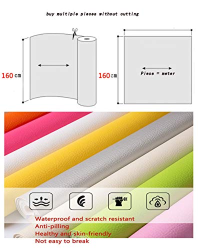 Tissu vinyle en cuir pour customiser vos vêtements et objets de décoration intérieure - 4