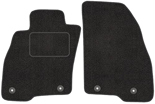 Samt-Vordermatten-Set für Alfa Romeo Mito ab 2008 – 2 Stück – perfekte Passform