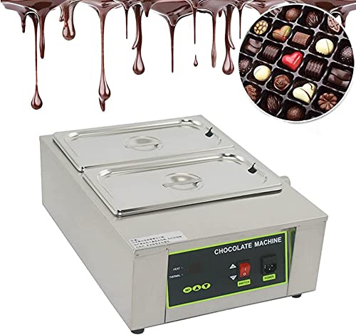 Horno Fundidor de Chocolate 1000W con 2 Tanques y Control 0-95°C miniatura 6