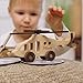 Toy Military Helicopter, Personalized Baby Boy Gift, Wooden Vehicles, Toy 1 2 3 Year Old, Sensory Toy for Toddlers, Easter Gift for Kids
