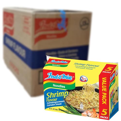 INDOMIE – Instant Nudeln Garnelen 5-pack – Multipack (8 X 5 X 70 GR)