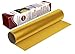 Firefly Craft Heat Transfer Vinyl for Silhouette and Cricut, 12 Inch by 20 Inch, Gold