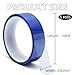 ROSEUP 5 Rolls 0.8 Inch x 108 Ft Blue Heat Resistant Tape, Heat Transfer Tape, Strong Heat Resistance, Long-Lasting Adhesion for Industrial Printing & Label Transfer