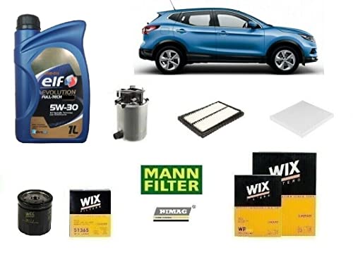 Kit Filtri Tagliando compatibile con Qashqai II