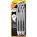 BIC Gel-ocity Ultra Retractable Gel Pen, Black, 3-Count