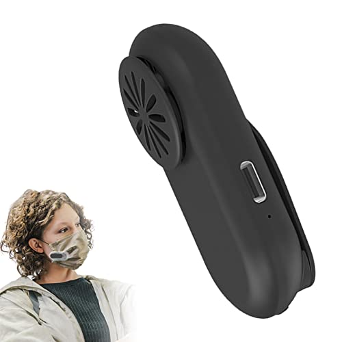 Ventilador de clipe de rosto - Portátil Mini Masque Ventilador Com Clipe,Miniventilador USB portátil