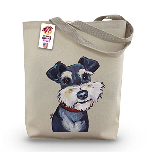 Schnauzer-Tote-Bag-Schnauzer-Lover-Gift-Gifts-for-Mom-Handmade-Totes-Schnauzer-Canvas-Totes-Cute-Schnauzer-Reusable-Shopping-Bag-Grocery-Bag-Handbag-Beach-Bag