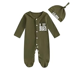 Army Green Lil Bro Footed