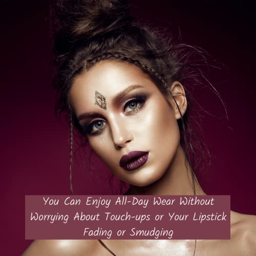 Mynena Metallic Lipstick Liquid Sexy Frosted Lightweight Long Lasting Non-Transferable Waterproof | Gluten-Free Paraben-Free Talc-Free Cruelty-Free And Vegan | Goddess #TOP2