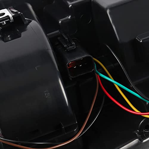 Fione Led Tail Lights Assembly For 2013-2018 Dodge Ram 1500 & 2013-2018 Ram 2500 And 2014-2018 Ram 3500 Halogen Type & Red Lens Black Interior With Bulbs Left Driver Side Ch2800202 68093081Ac #TOP7