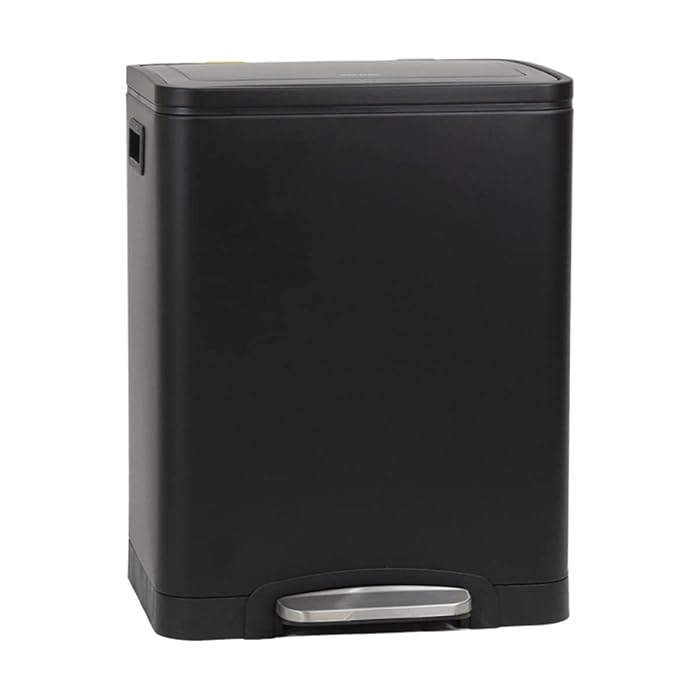 Buy CALITEK Recycling Bin 30 litres with 2 Compartment Kitchen Pedal